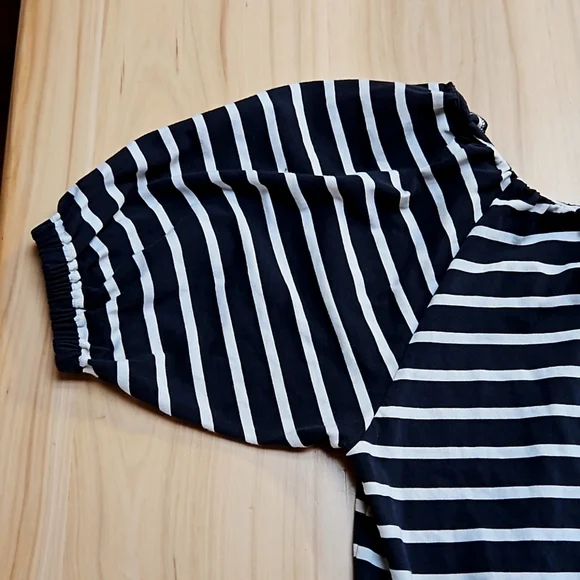 J. Crew Crop Top with Puffy Sleeves - Picture 2 of 7